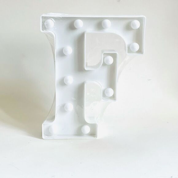 Brand New Youzone Initial F Marquee Light Up Letter Decor - Picture 2 of 2